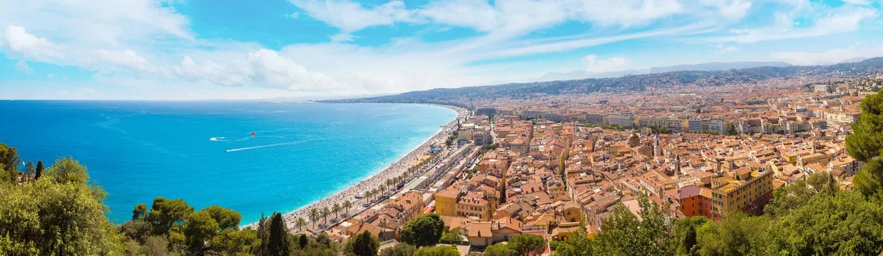 Mediterranean coast stop on a multi-language itinerary
